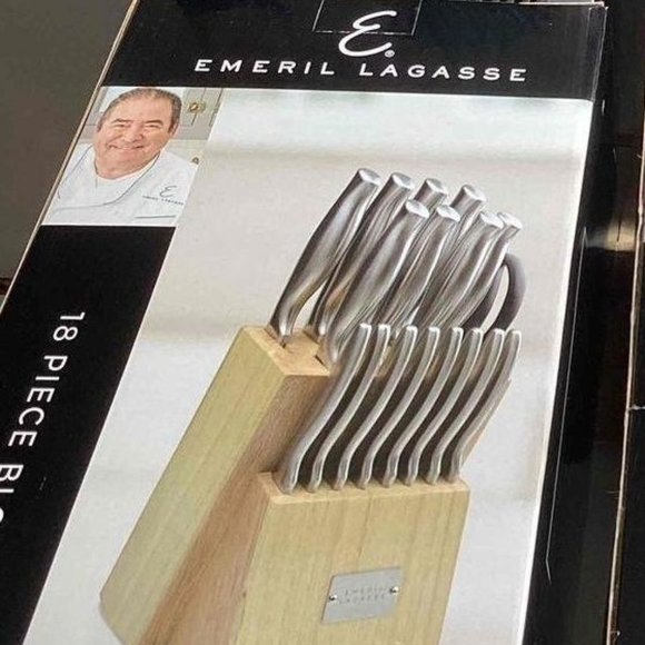 Classic Emeril lagasse 18pc knife set - Picture 1 of 2